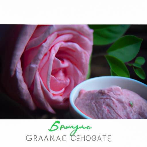 Hình ảnh các thành phần tự nhiên trong kem dưỡng da hoa hồng Bungari
